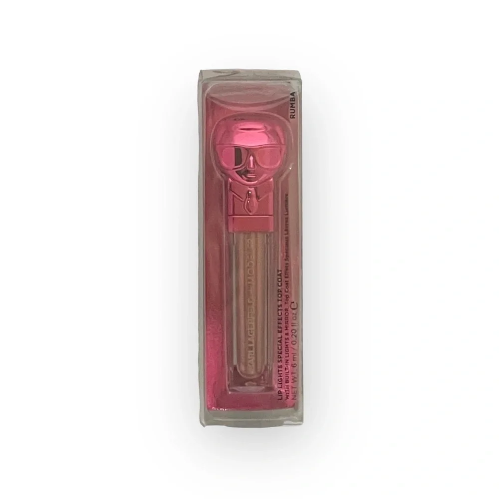 new Karl Lagerfeld x Modelco ᨎ Lip Lights Special FX Top Coat Gloss ᨎ Rhumba ᨎ